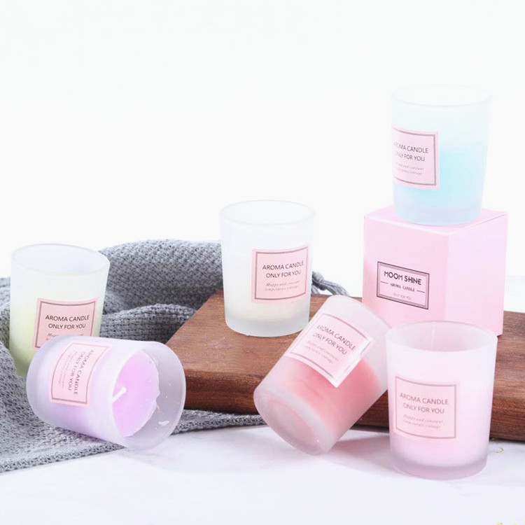 large luxury jar scented candle decorative glass jars with screw lid