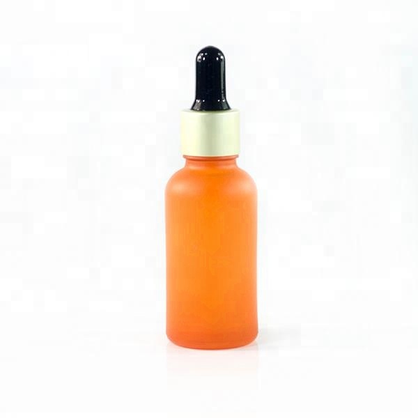 lavender essential oil 30ml frosted purple Glass dropper Bottle for serum