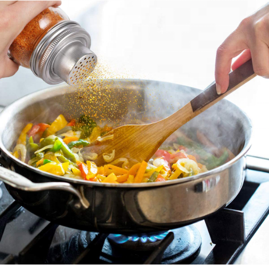 linlang shanghai high quality mason jar with dressing shaker lid