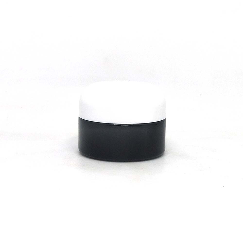 lip balm container glass small glass cosmetic jar custom private label cosmetic packaging with oval cap