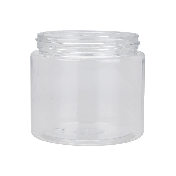 logo engraving 50ml 150ml 250ml 500ml bamboo 8oz cosmetic jars clear plastic body scrub jars with wood lid