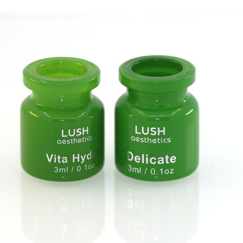 logo printed spray bottles Color electroplate 5ML glass penicillin bottle for steroids with aluminum cap oral liquid vial