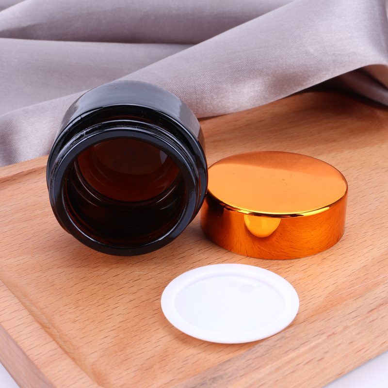 lotion sink care bottles and glass amber cream cosmetic containers glass jar glass in bulk with lids wholesale