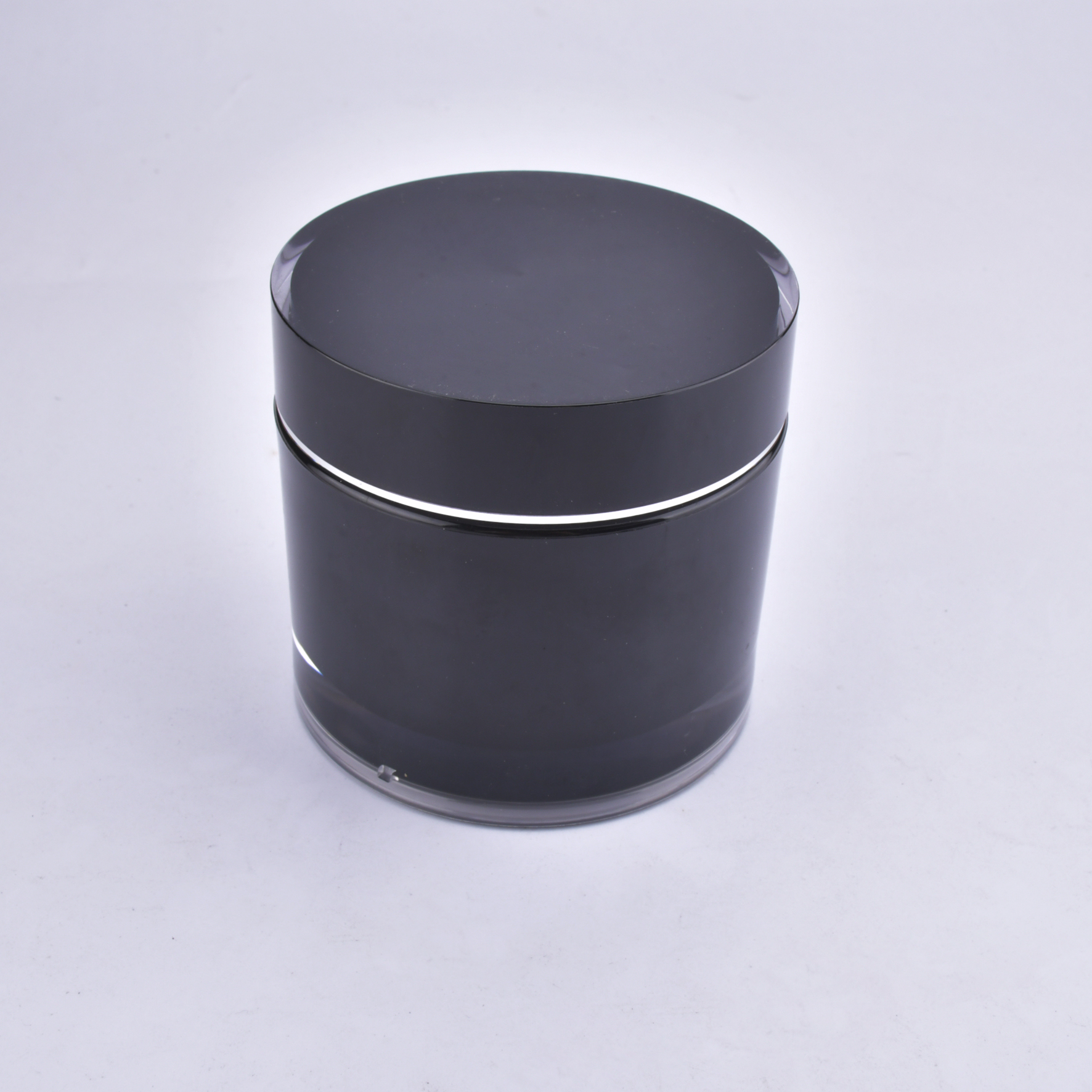 low moq in stock shiny cream jar round skincare containers 15g