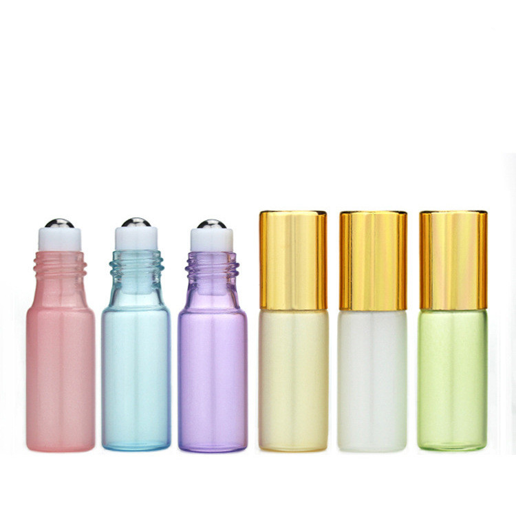 low moq perfume bottle  colorful roll on bottle  roller ball bottles for essential oil