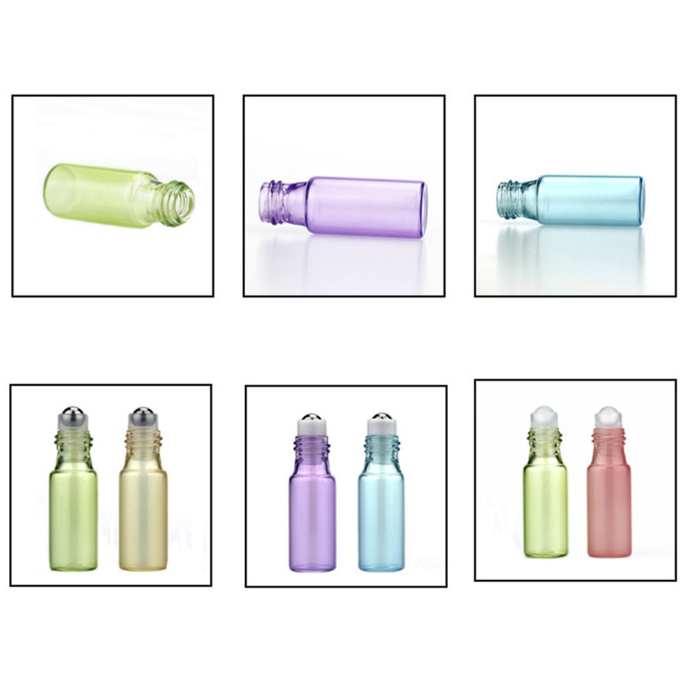 low moq perfume bottle colorful roll on bottle roller ball bottles for essential oil