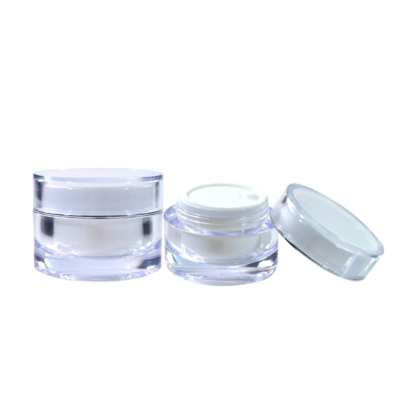 low price 1oz custom logo 5g 10g 15g 30g 50g body cream container round acrylic cosmetic jar for lotion