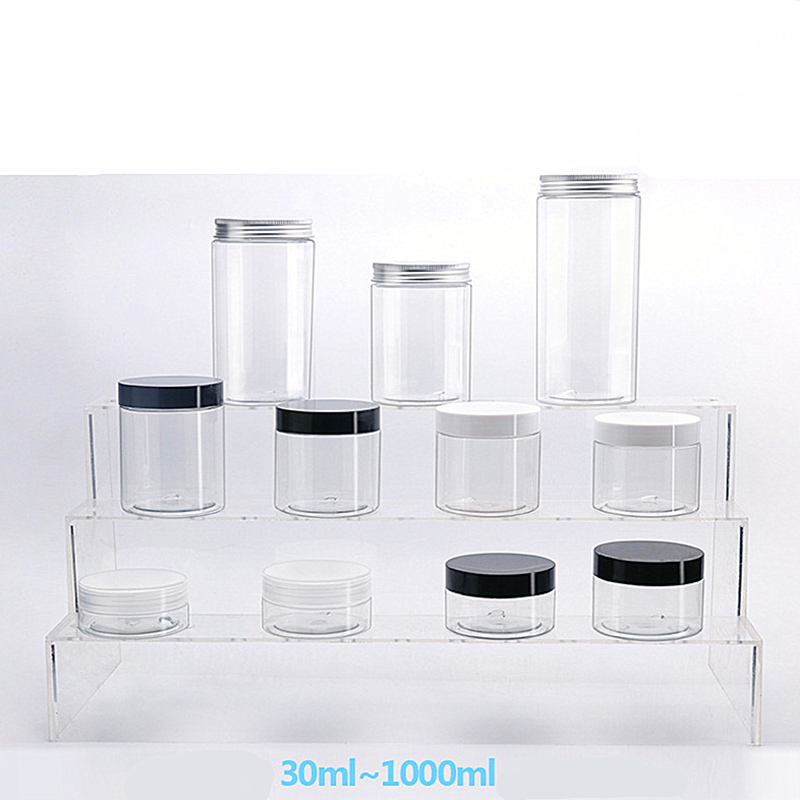 low profile 20ml 10g 3g 50 ml 16oz  40gm 150g 500ml cosmetic pp jar packaging cosmetic bo and jar 200 ml 15 g cosmetic jar white