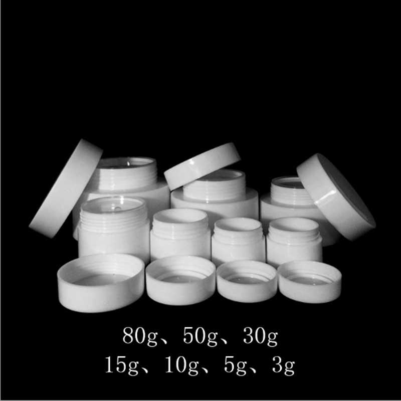 low profile 20ml 10g 3g 50 ml 16oz 40gm 150g 500ml cosmetic pp jar packaging cosmetic bo and jar 200 ml 15 g cosmetic jar white
