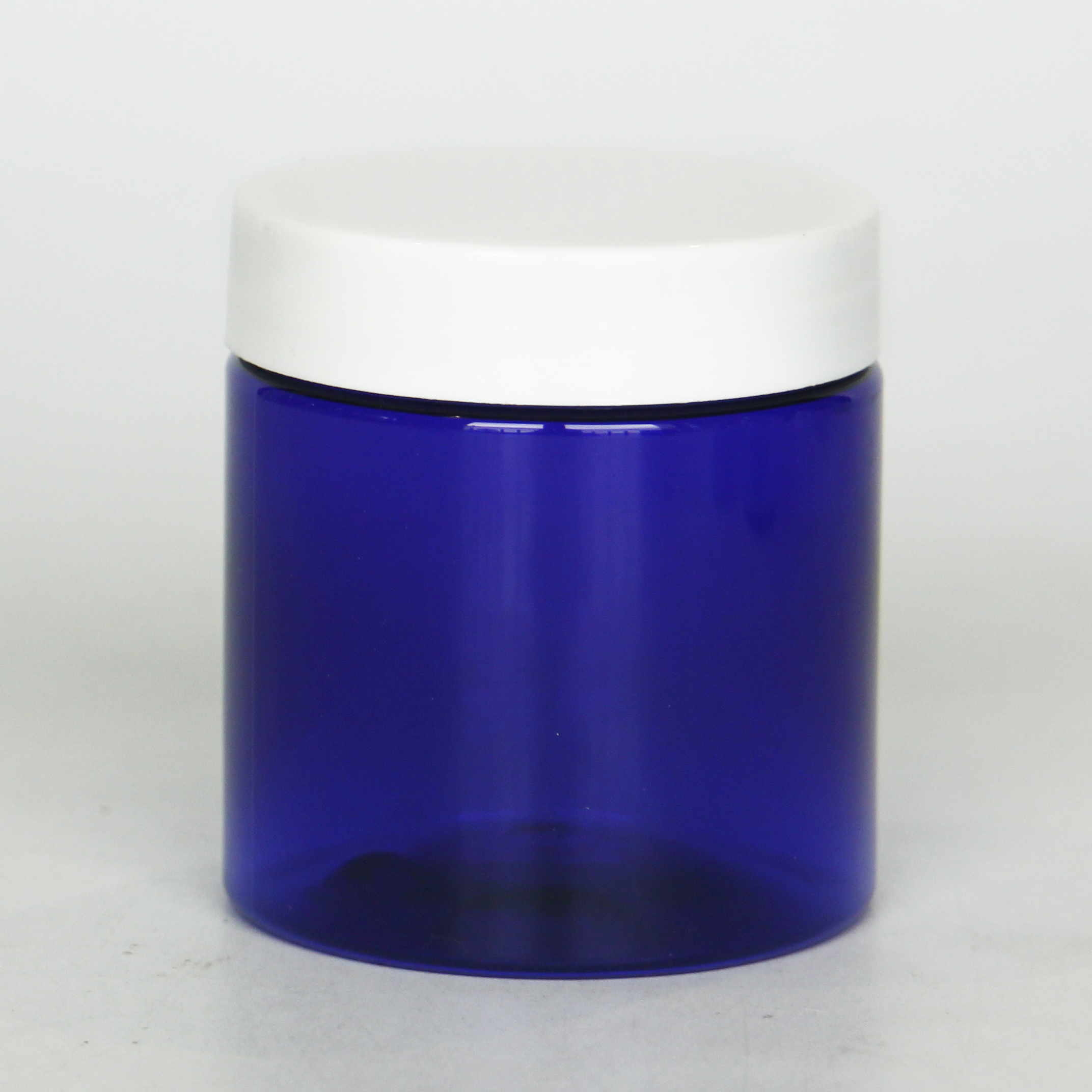 low profile packaging jar with steel lid 100ml 3 oz pot with wide open cosmetic jar for skincare body lotion