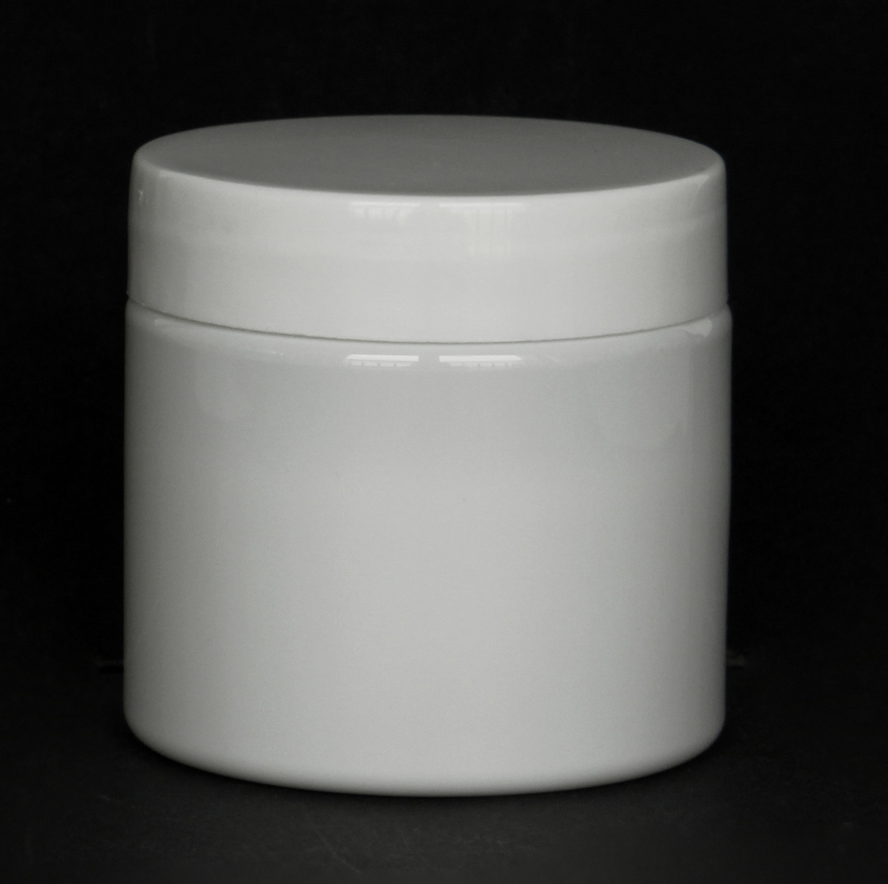 low profile packaging jar with steel lid 100ml 3 oz pot with wide open cosmetic jar for skincare body lotion
