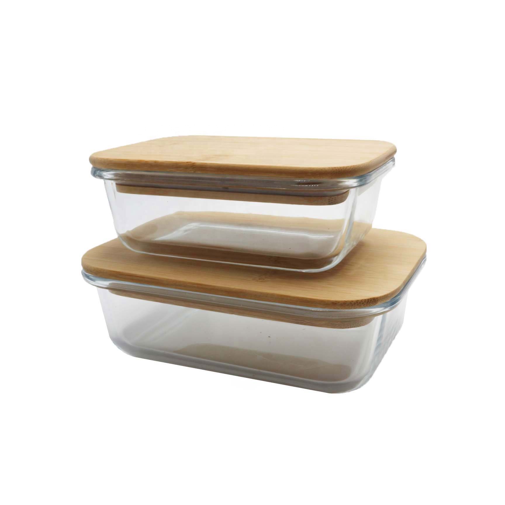 lunch bento box micowave airtight glass food storage containers PD-20Q