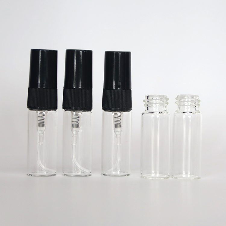 luxurious 2ml / 3ml / 5ml / 8ml / 10ml Mini Perfume Sample Vials Bottles Atomizer Glass Perfume Bottle