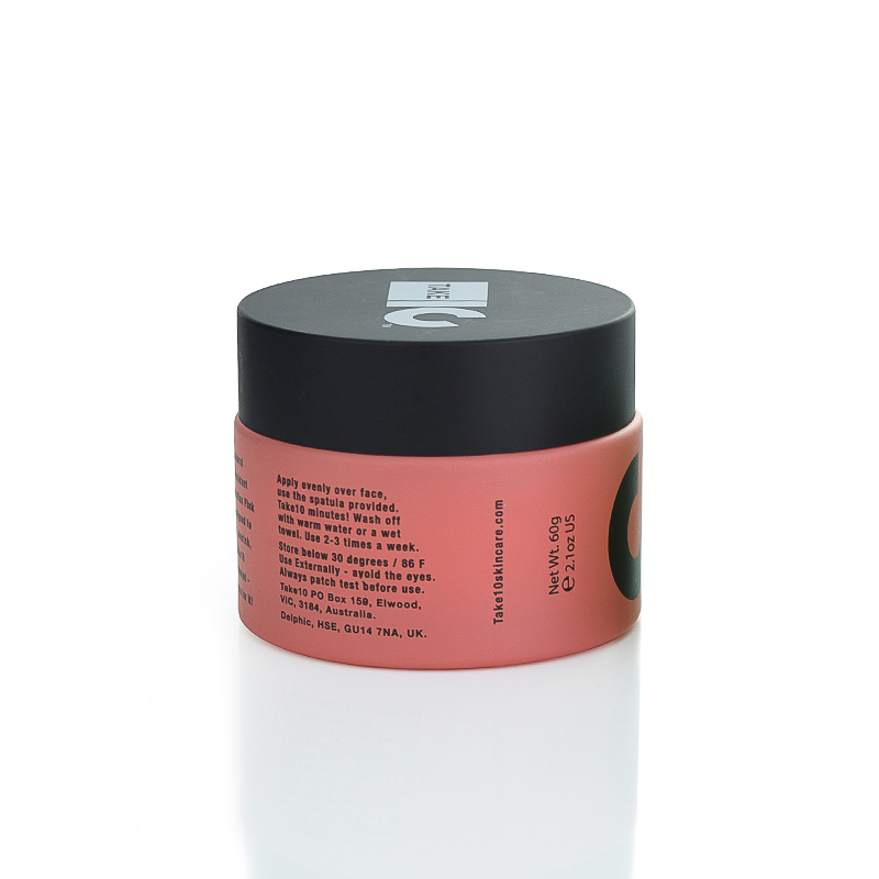 luxury 100ml glass jars 5g 10g 20g 30g 50g 100g 200g custom frosted coral glass cream jar matte black lid