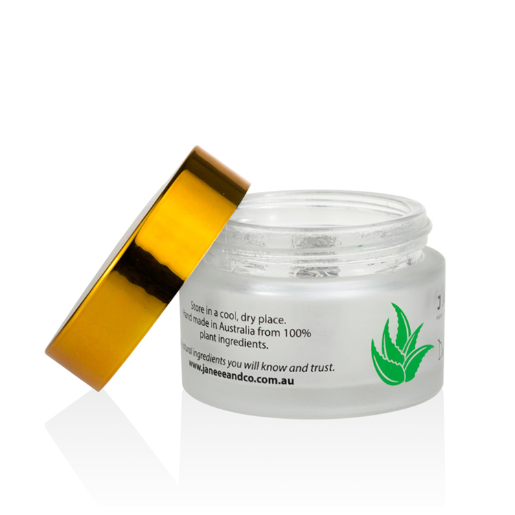 luxury 1oz 30ml frosted glass jar with gold lid 5g 10g 20g 30g 50g 100g 200g frosted straight sided glass cream jar