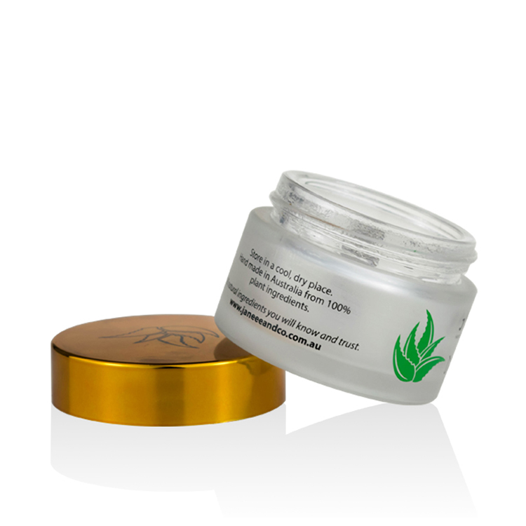 luxury 1oz 30ml frosted glass jar with gold lid 5g 10g 20g 30g 50g 100g 200g frosted straight sided glass cream jar