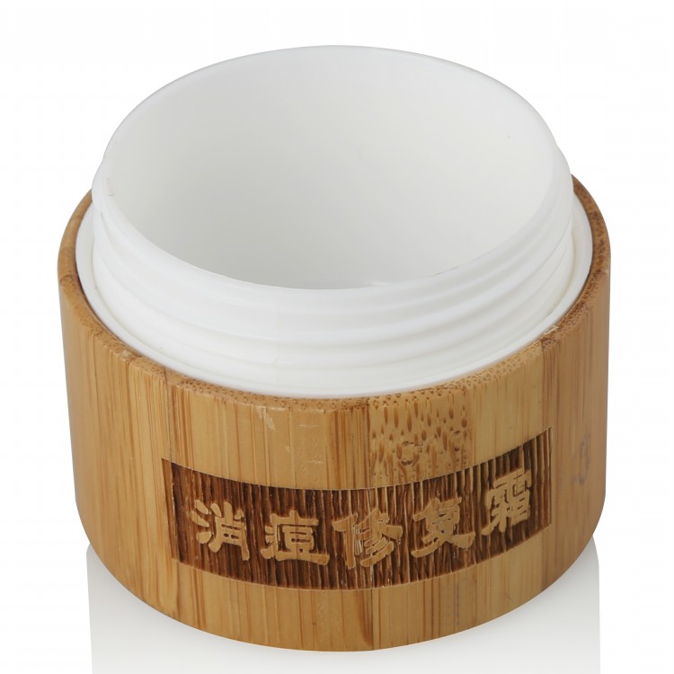 luxury 20g 30g 50g 100g 120g 150g 200g 300g 400g big size plastic pp inner cosmetic bamboo cream jar