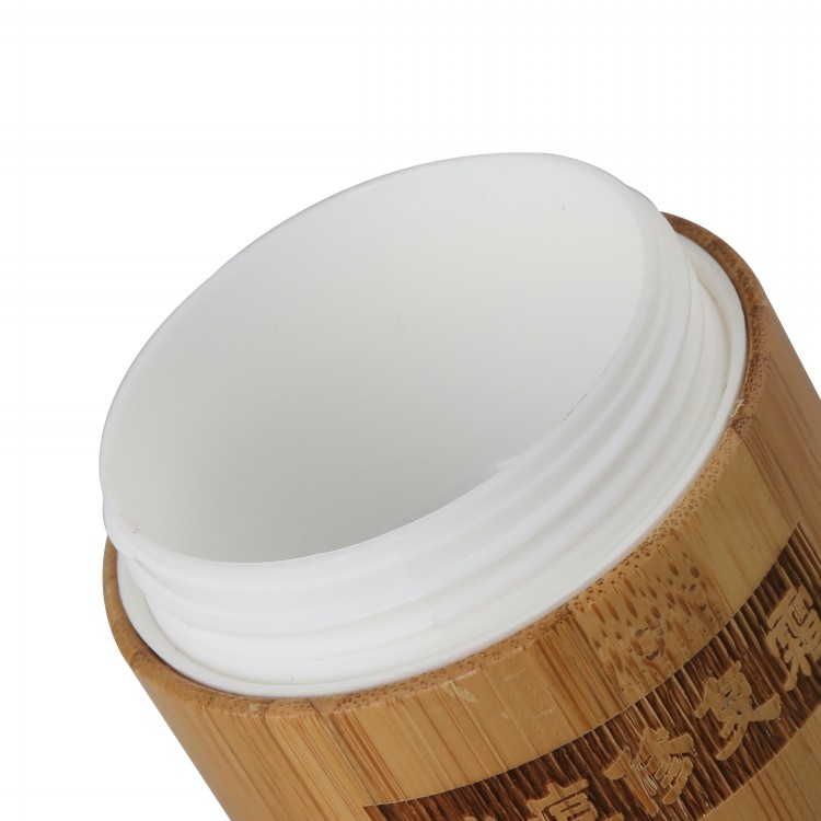 luxury 20g 30g 50g 100g 120g 150g 200g 300g 400g big size plastic pp inner cosmetic bamboo cream jar