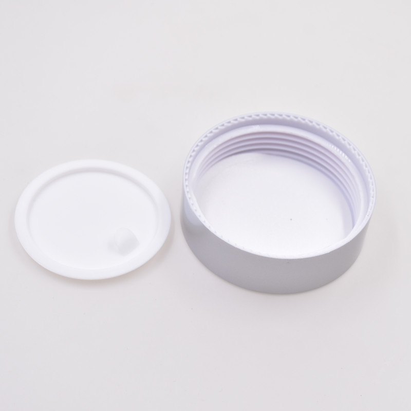 luxury 30ml 30g white screw cap cosmetic containers for skin care sample testing glass bottle empty makeup cream jars with lids