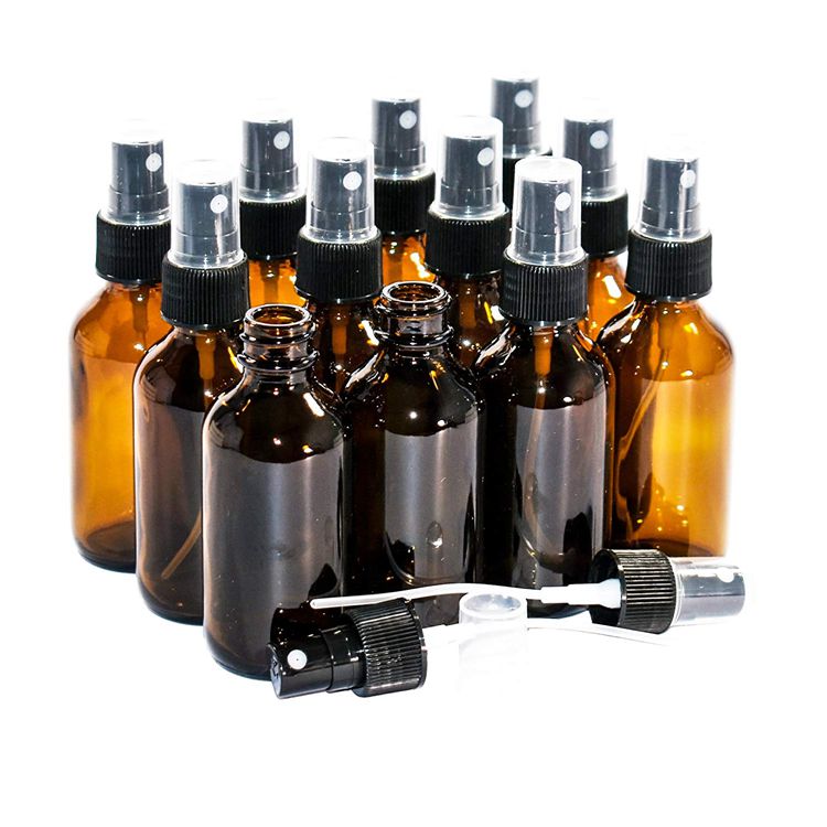 luxury 30ml 50ml 100ml amber perfume glass spray mist bottle with plastic cap