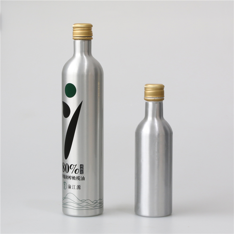 luxury 350ml 750ml 1000ml new aluminum wine bottle with tamper proof cap
