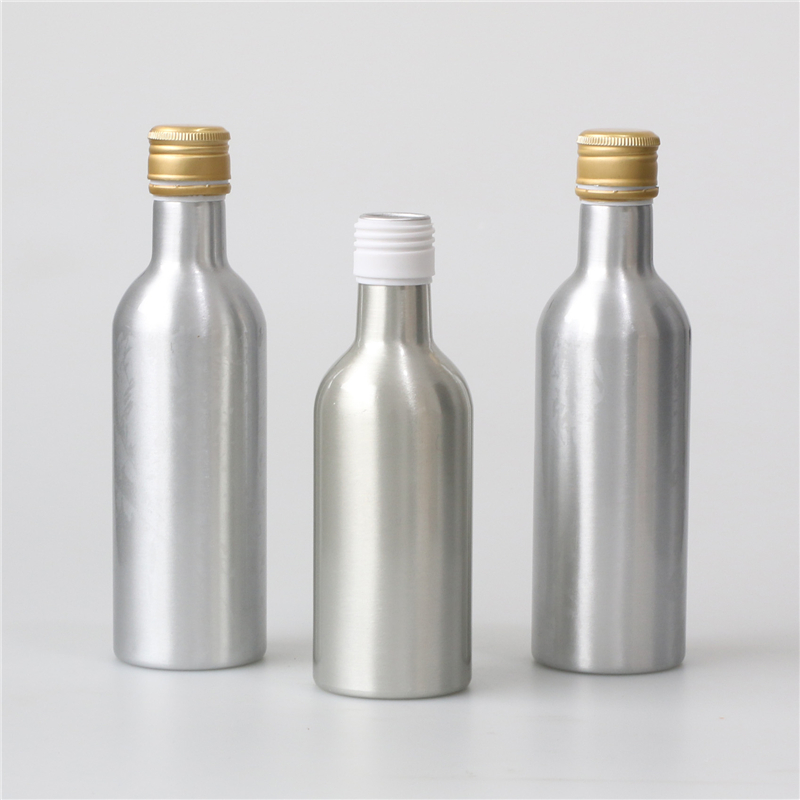 luxury 350ml 750ml 1000ml new aluminum wine bottle with tamper proof cap