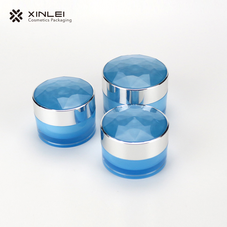 luxury 50g acrylic cream jar