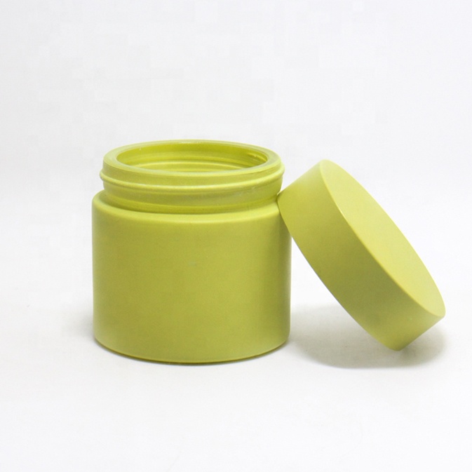 luxury 50ml eye cream glass jar 5g 10g 20g 30g 50g 100g 200g custom matte colored silk screen printing