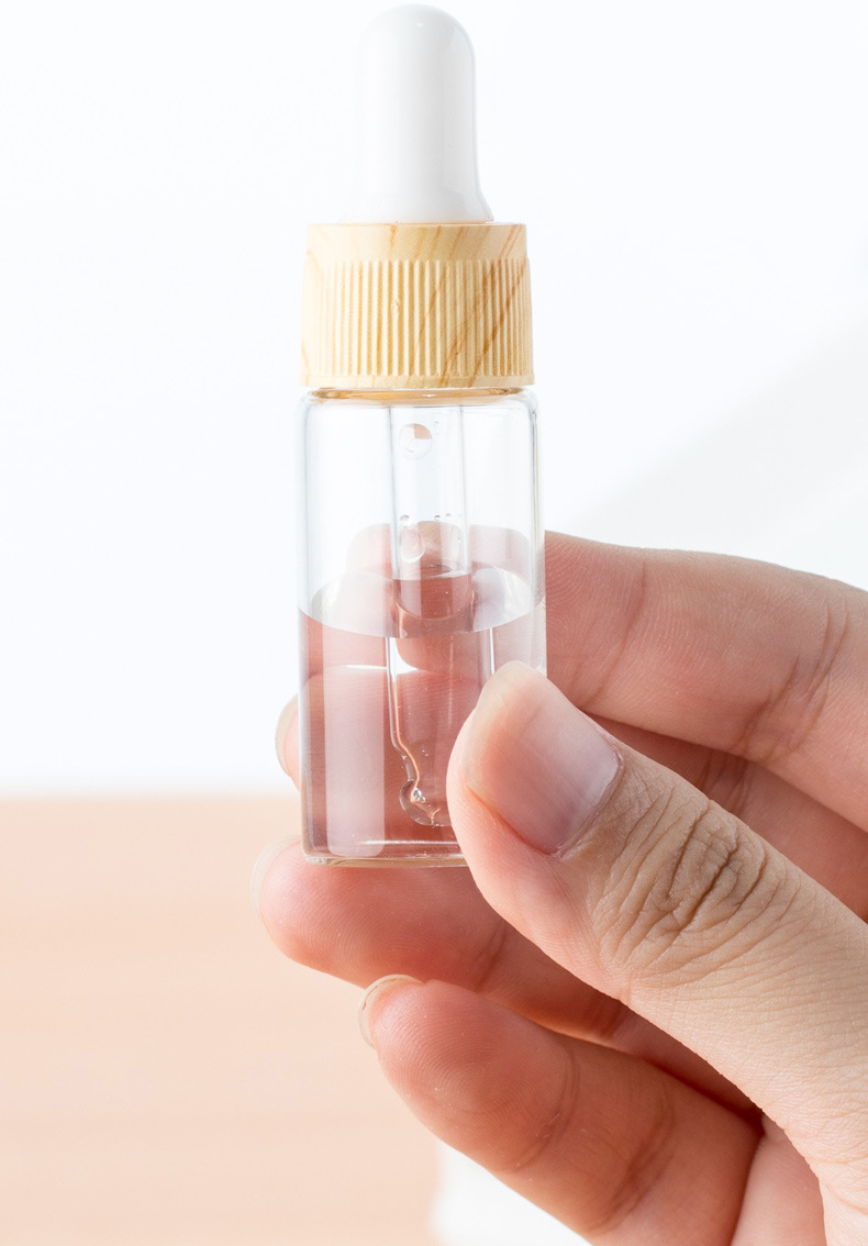 luxury 5ml 10ml 15ml 20ml empty plastic wood Essential Oil glass dropper bottle