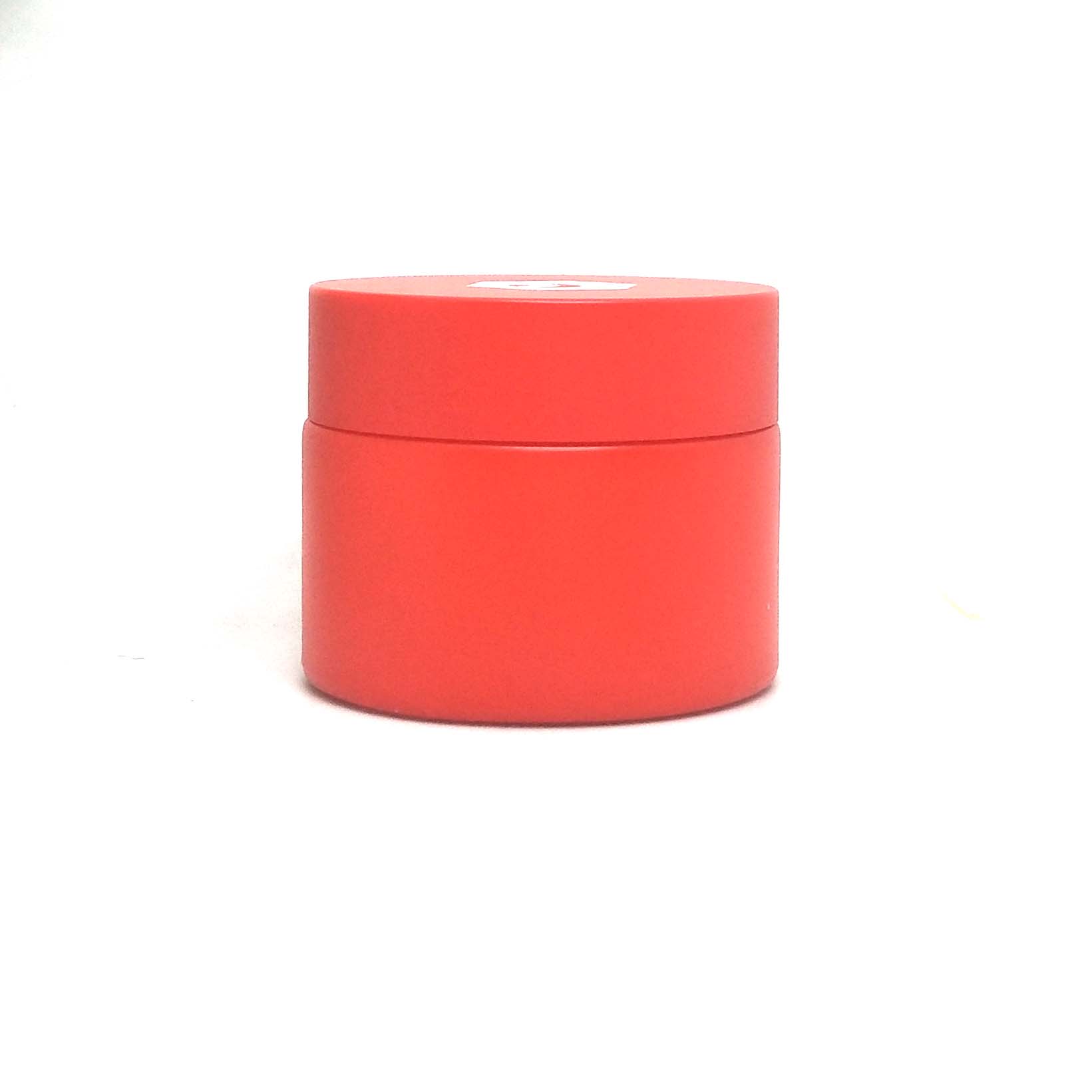 luxury Custom 50g Ceramic Cream Opal Glass Cosmetic Jars logo cosmetic jar with plastic Lid