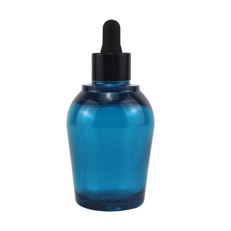 luxury Free Sample Custom 10ml 30ml White Black or Green Blue Glass Essential Oil Dropper Bottle for Cosmetic Empty Bottle