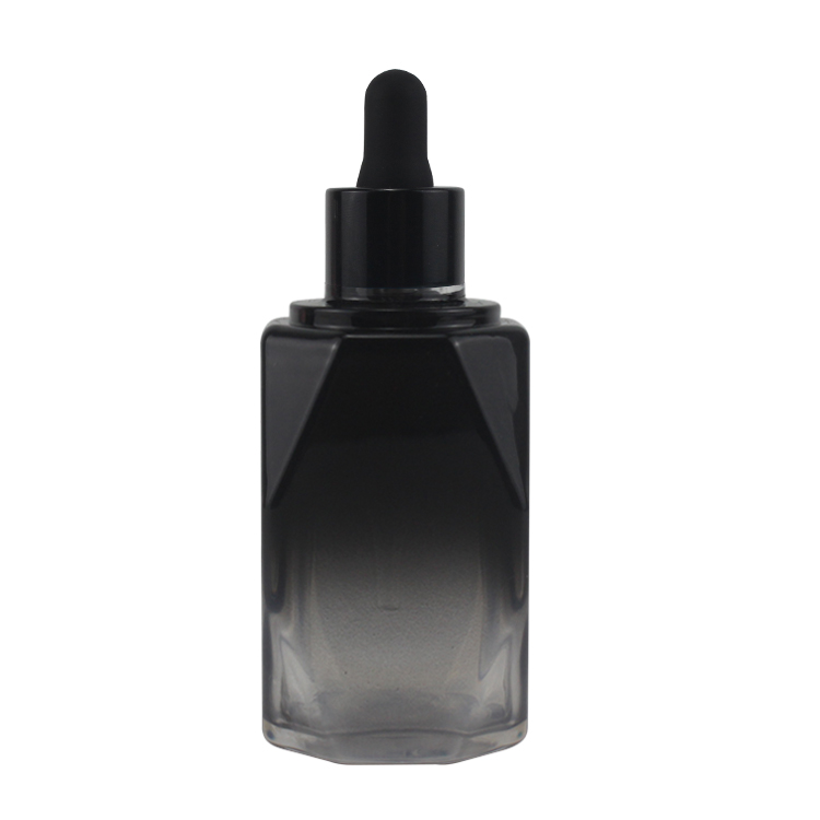 luxury Free Sample Custom 10ml 30ml White Black or Green Blue Glass Essential Oil Dropper Bottle for Cosmetic Empty Bottle