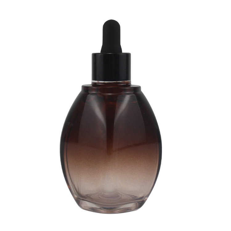 luxury Free Sample Custom 10ml 30ml White Black or Green Blue Glass Essential Oil Dropper Bottle for Cosmetic Empty Bottle