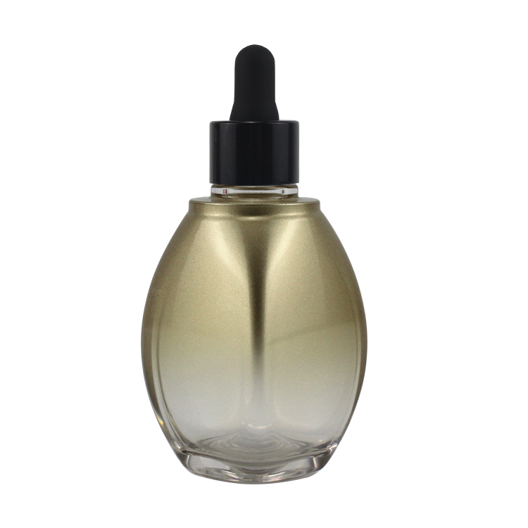 luxury Free Sample Custom 10ml 30ml White Black or Green Blue Glass Essential Oil Dropper Bottle for Cosmetic Empty Bottle