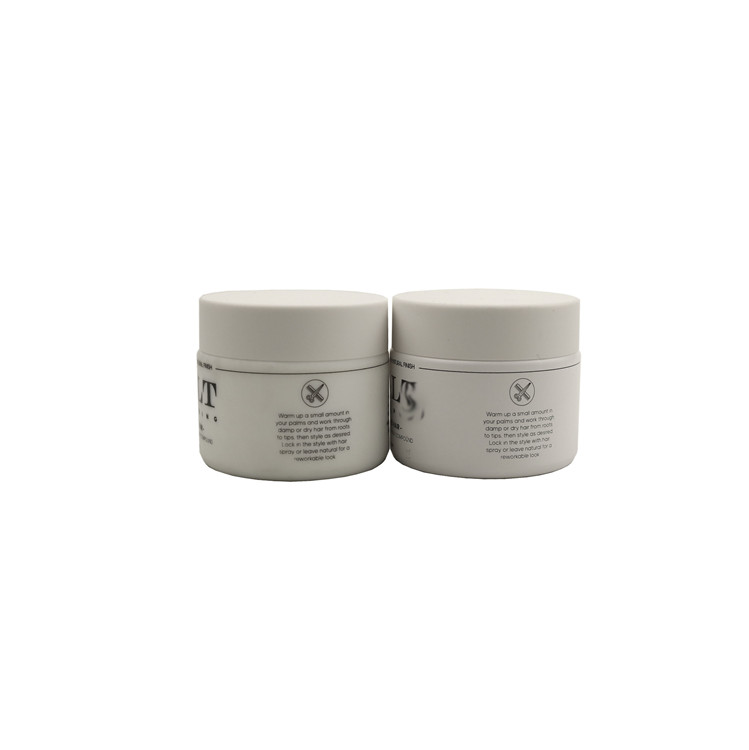 luxury Skin care ceramic packaging empty cream container light green 50ml opal white glass cosmetic jar for skin care face mask