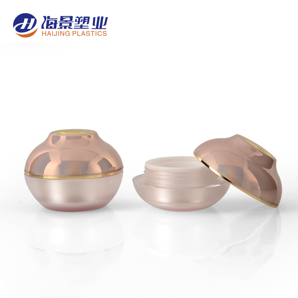 luxury acrylic cosmetic bottle 30g 50g 120g 200g new Korean style fancy acrylic cosmetic custom design face cream jars