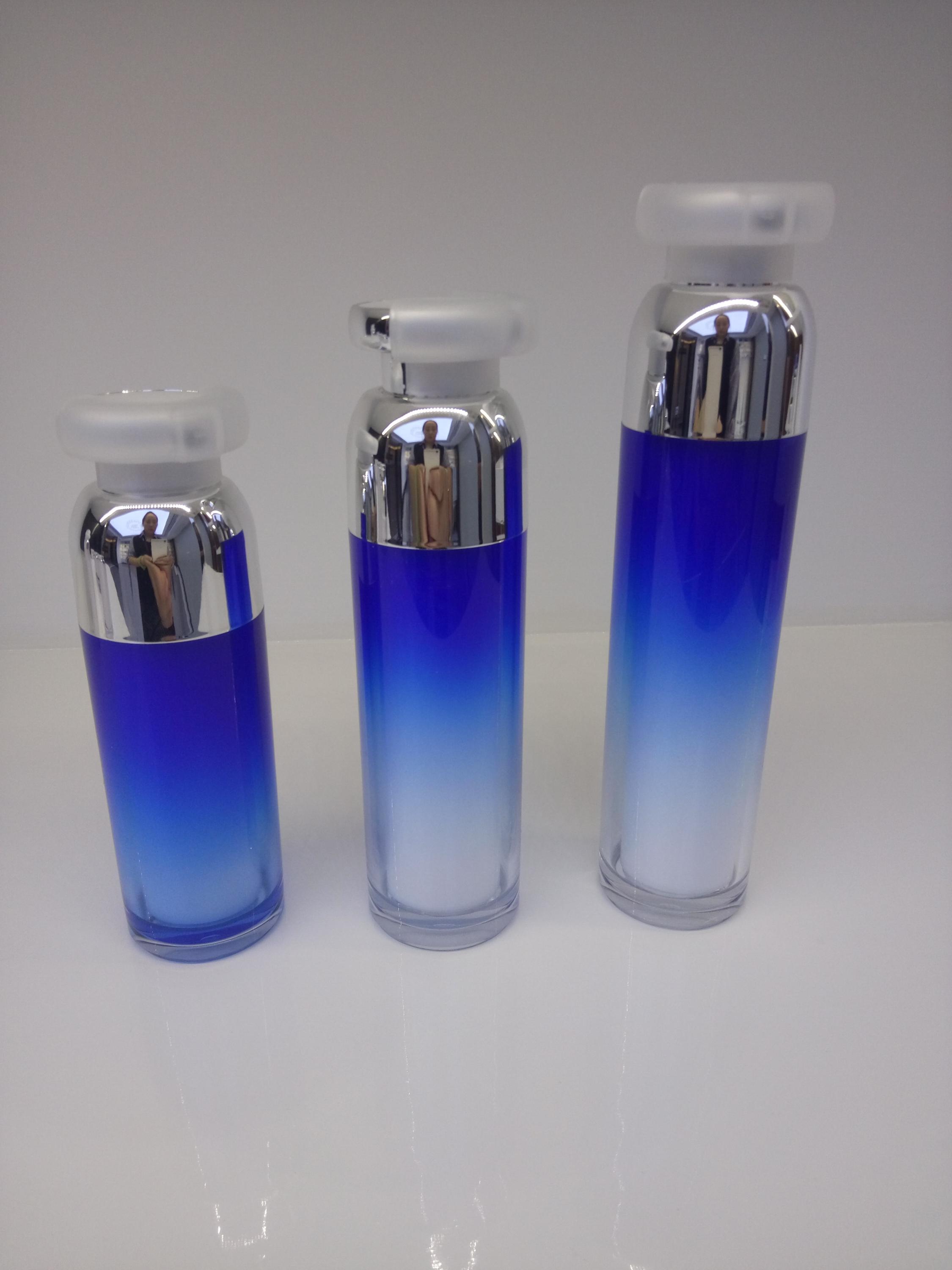 luxury acrylic cosmetic bottle cosmetic packing container acrylic cream jar