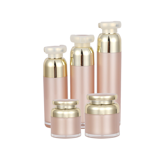 luxury acrylic cosmetic bottle cosmetic packing container acrylic cream jar