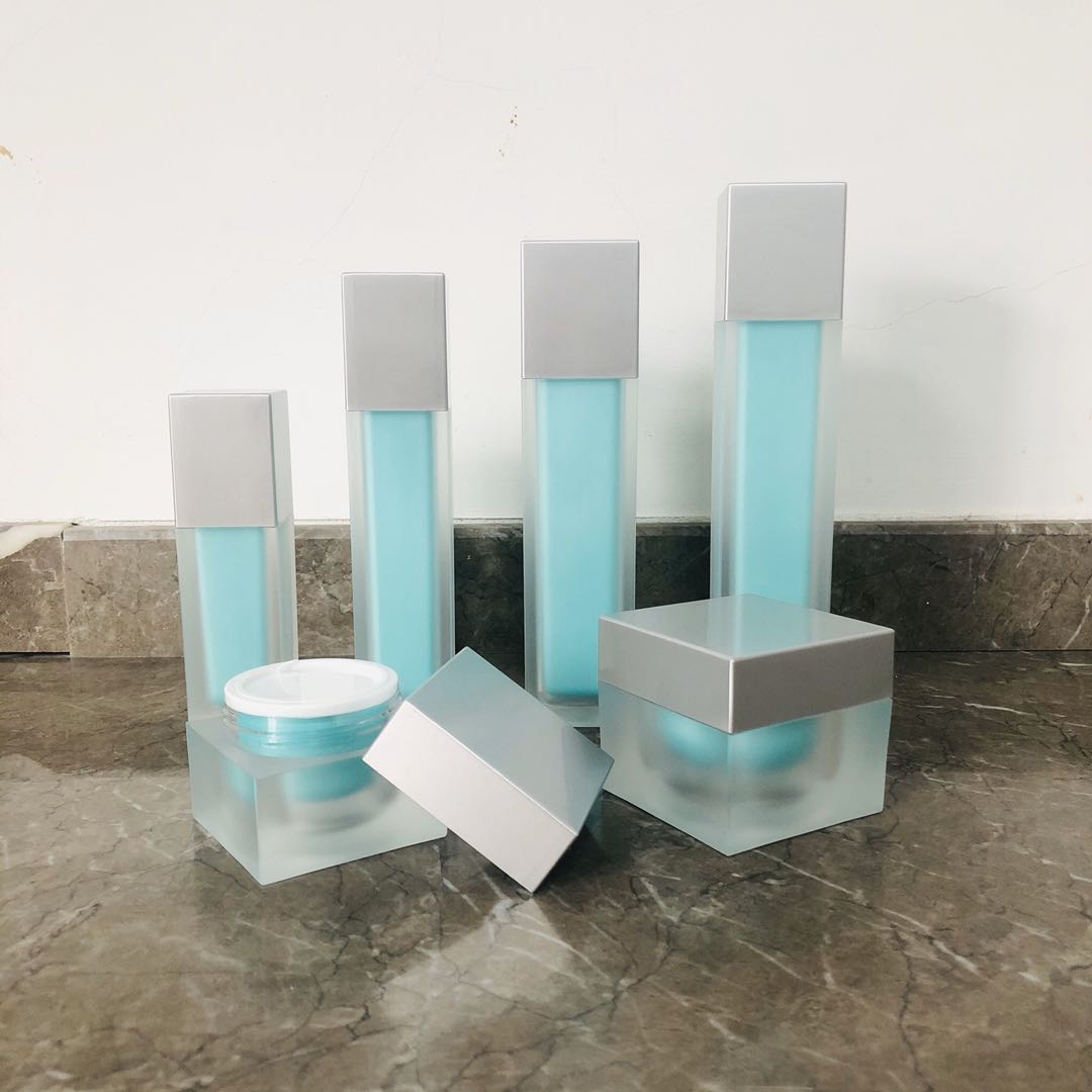 luxury acrylic cosmetic bottle plastic manufacturing cosmetic bottle for lotion
