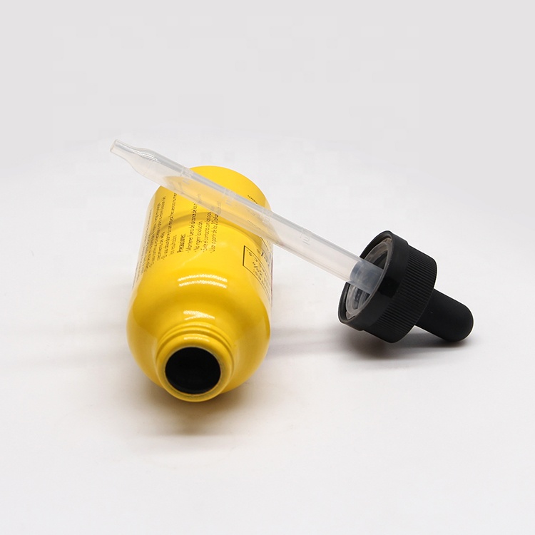 luxury aluminum 5ml 10ml 30ml 50ml 60ml black dropper bottle for CBD essential oil