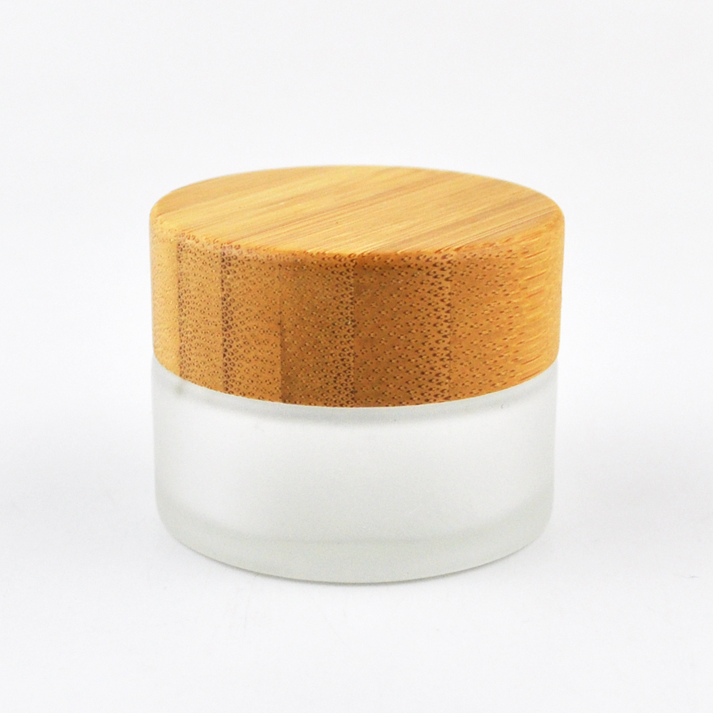 luxury and low MQQ acrylic cosmetic container set 50ml 100ml glass jar for make up packing