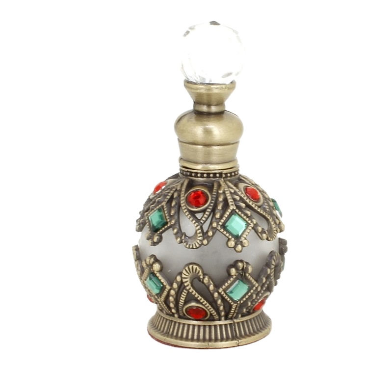 luxury beautiful fancy 15ml colorful dubai arabic perfume oil dropper bottle