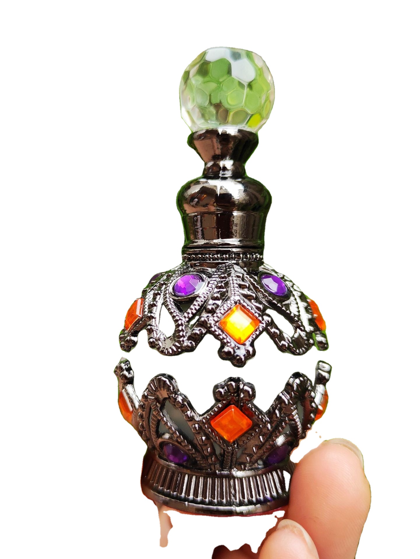 luxury beautiful fancy 15ml colorful dubai arabic perfume oil dropper bottle