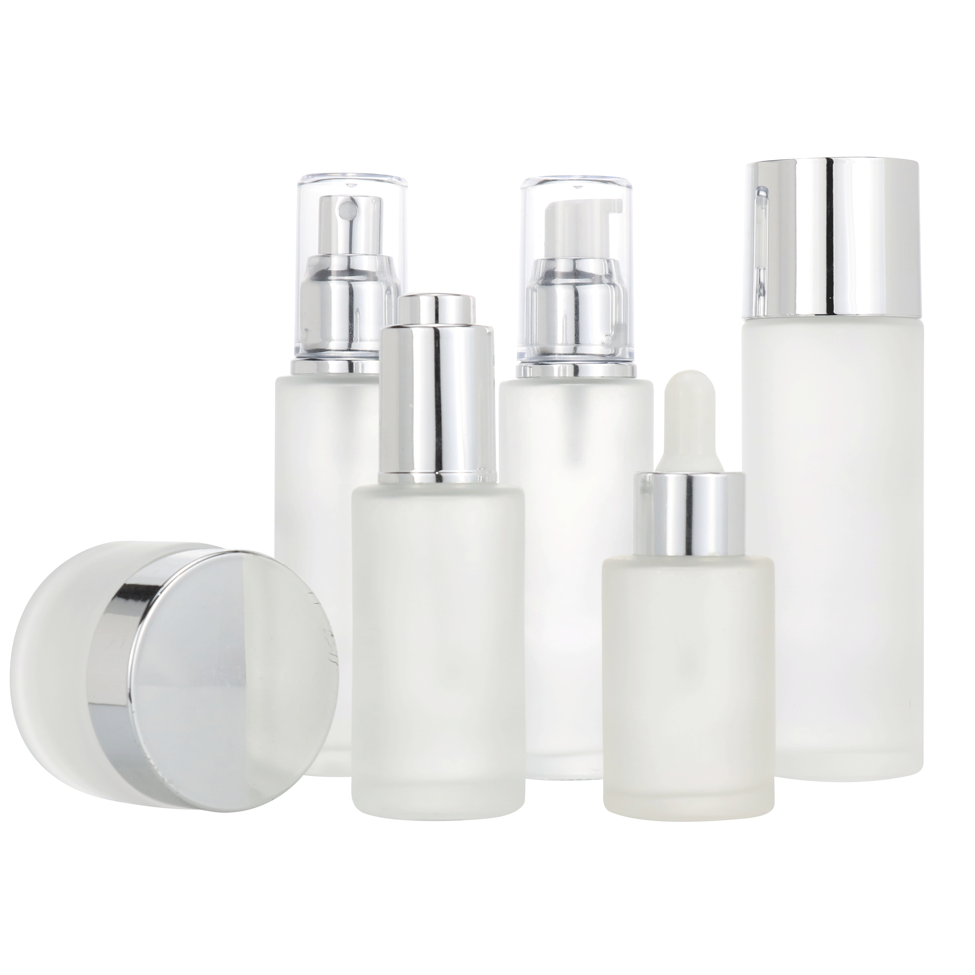 luxury body lotion packaging 20ml 30ml 50ml 100ml 120ml black aluminum pump glass bottle for argan oil