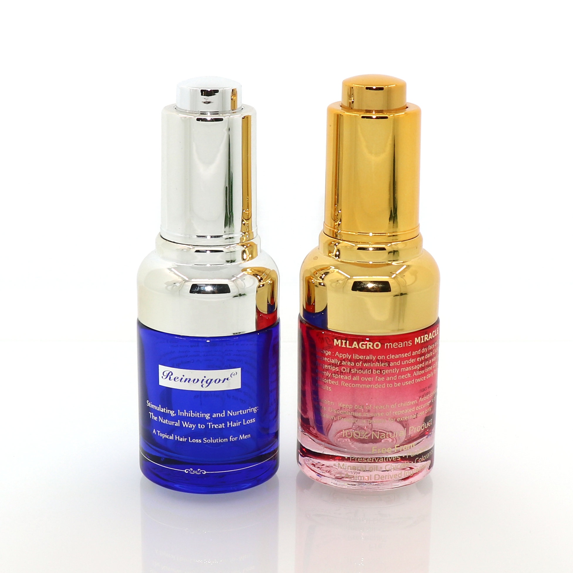 luxury cologne/skin care light blue 20ml 30ml 50 ml glass dropper bottles with custom logo printing