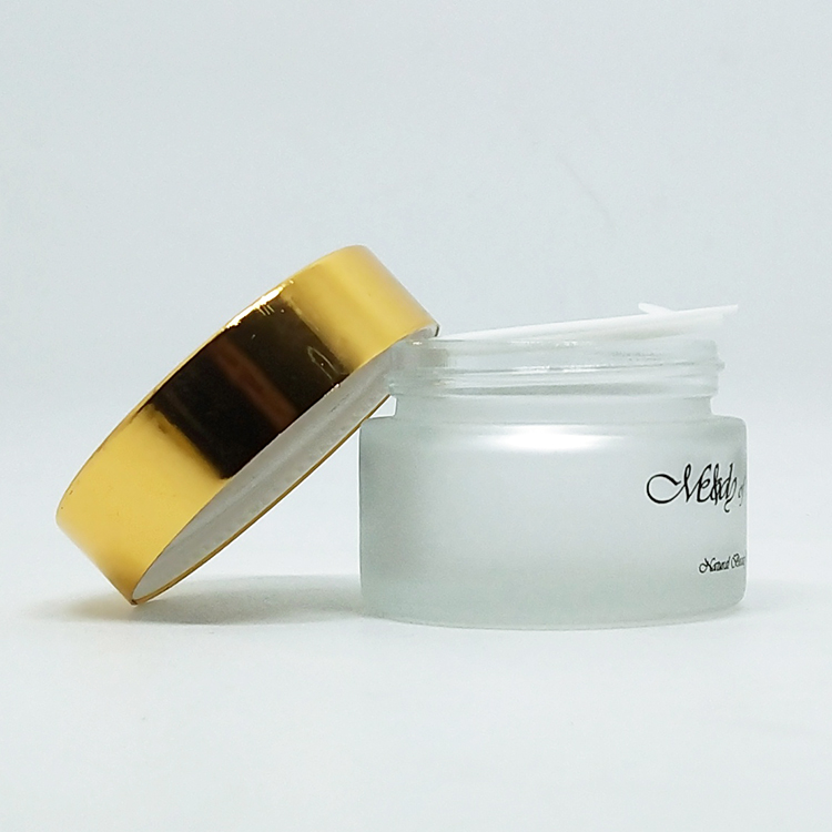 luxury cosmetic 15g 30g 50g matte black square glass cosmetic jar for cream