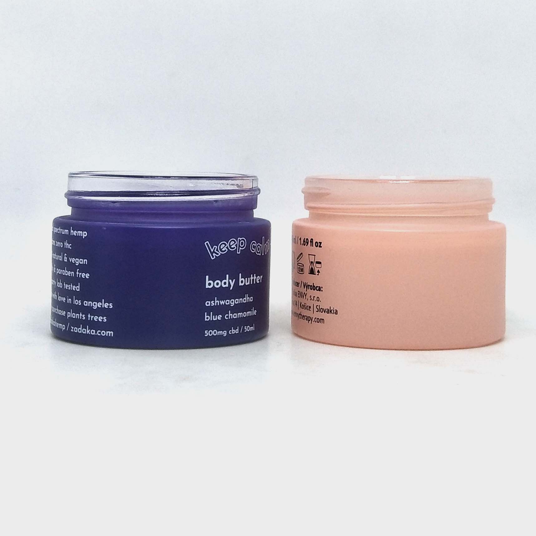 luxury cosmetic 15g 30g 50g matte pink glass cosmetic jar for cream