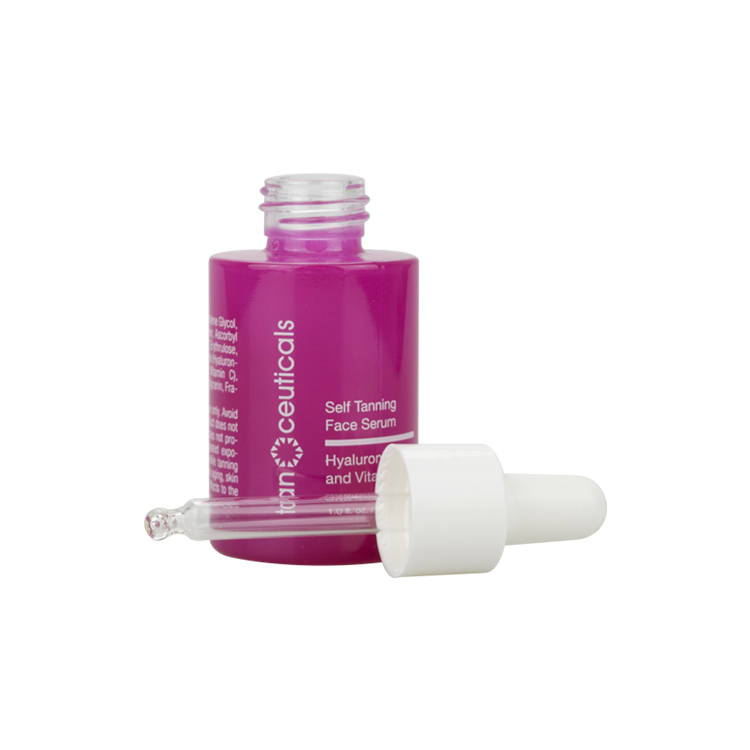 luxury cosmetic 1oz glass serum dropper bottle 30ml 40ml 50ml 60ml 80ml 100ml 120ml pink glass bottle with white dropper