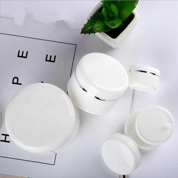 luxury cosmetic containers 5g 10g 15g 20g 30g 50g plastic cream jar