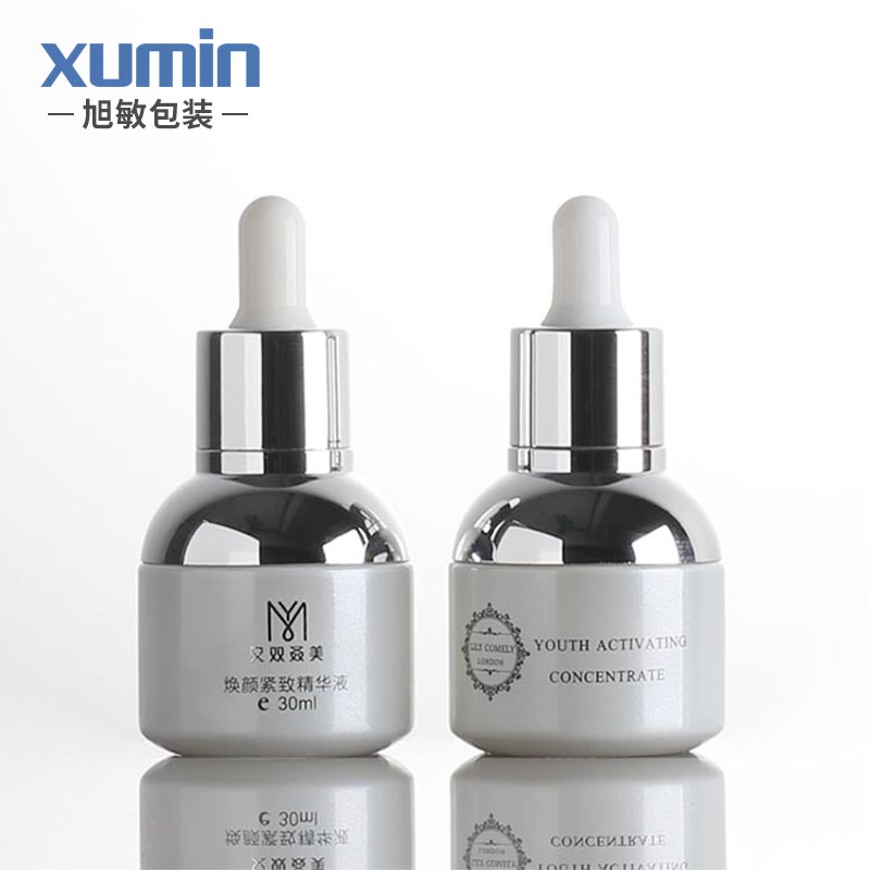 luxury cosmetic dropper bottle 30ml bottle glass bottle to packaging